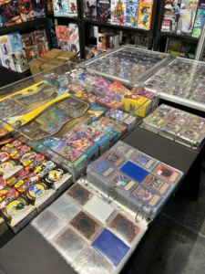 Stand con carte da gioco