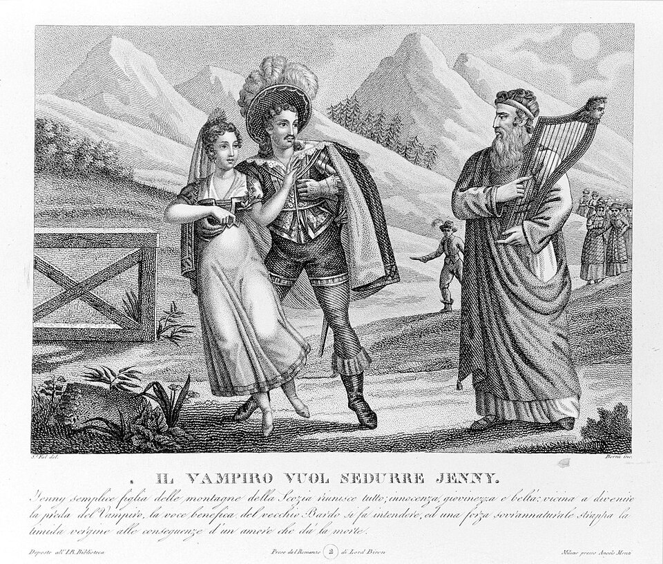 The Vampyre by John William Polidori - Il vampiro vuol sedurre Jenny